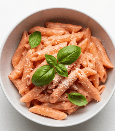 pink sauce pasta