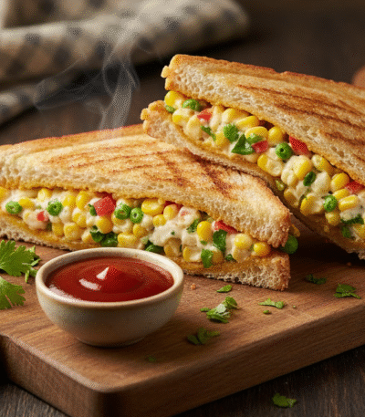corn mayo sandwich